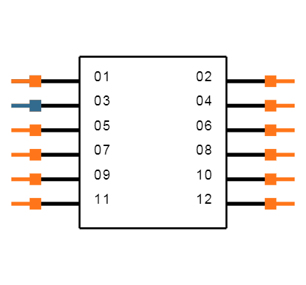 TSW-106-07-T-D-LL Symbol