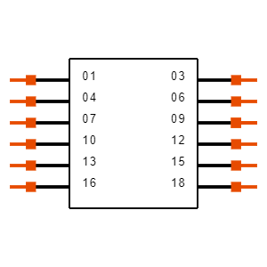 TSW-106-08-G-Q Symbol