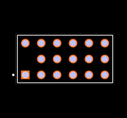 TSW-106-14-F-T-002 Footprint