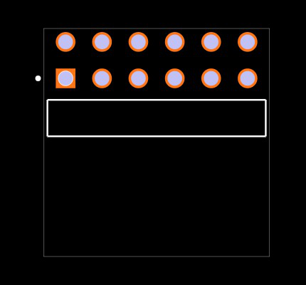 TSW-106-16-S-D-RA Footprint