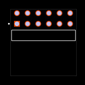 TSW-106-16-T-D-RA Footprint