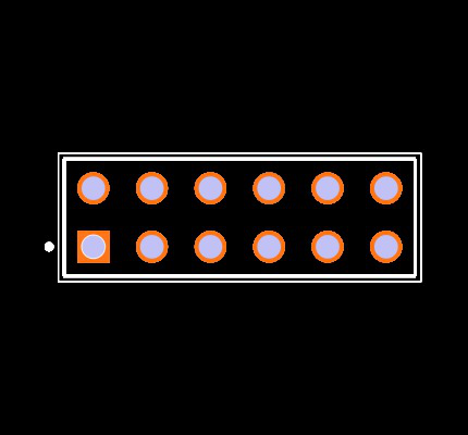 TSW-106-20-F-D Footprint