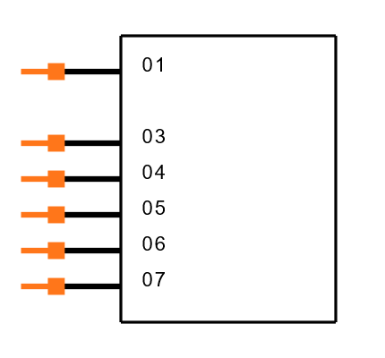 TSW-107-07-F-S-002 Symbol