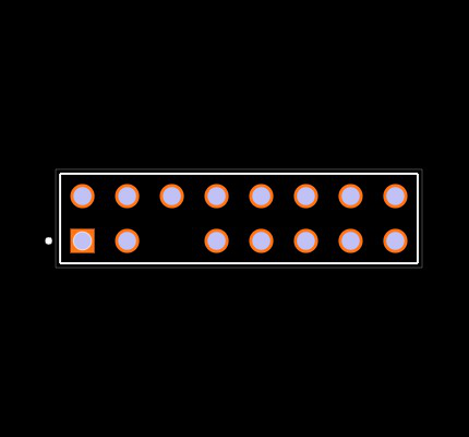 TSW-108-07-F-D-005 Footprint