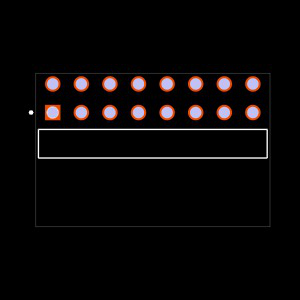 TSW-108-08-F-D-LA Footprint