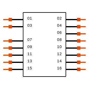 TSW-108-08-S-D-RA-005 Symbol