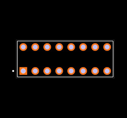 TSW-108-25-S-Q Footprint