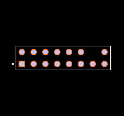 TSW-108-25-T-D-014 Footprint