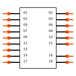TSW-109-07-L-D-LL-014 Symbol