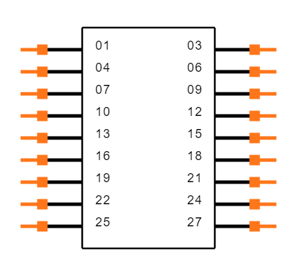 TSW-109-08-G-Q Symbol