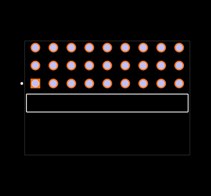 TSW-109-10-F-T-RA Footprint