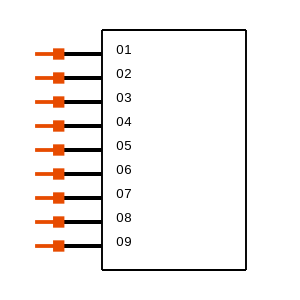 TSW-109-22-F-S Symbol