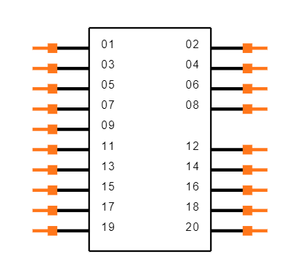 TSW-110-07-F-D-010 Symbol