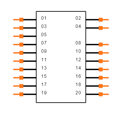 TSW-110-07-G-D-006 Symbol