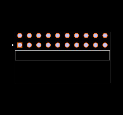 TSW-110-08-F-D-NA-LL Footprint