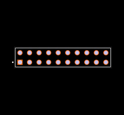 TSW-110-15-L-D-LL Footprint