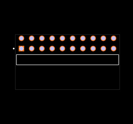 TSW-110-22-F-D-LA Footprint