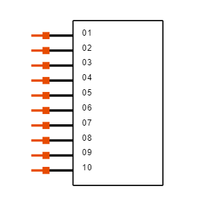 TSW-110-22-S-S-LA Symbol