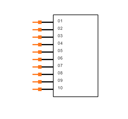 TSW-110-22-S-S-RA Symbol