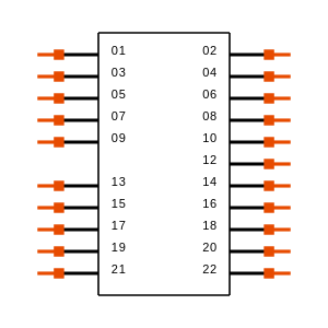 TSW-111-08-L-D-RA-011 Symbol