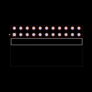 TSW-111-16-H-D-RA Footprint