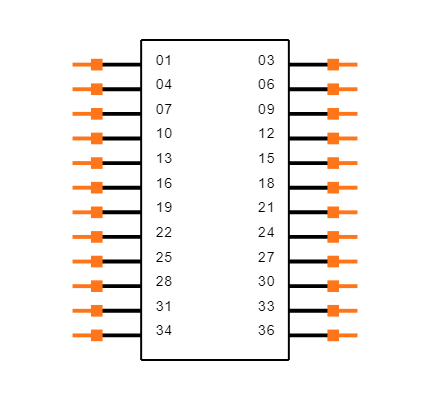 TSW-112-20-G-Q Symbol
