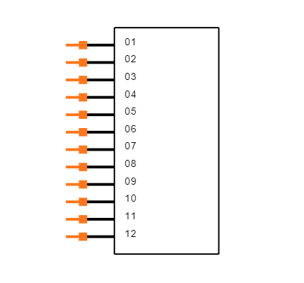 TSW-112-22-G-S-LL Symbol