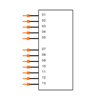 TSW-113-08-G-S-LL-006 Symbol