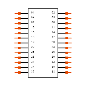 TSW-113-25-G-T-RA Symbol