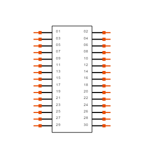 TSW-115-08-H-D Symbol