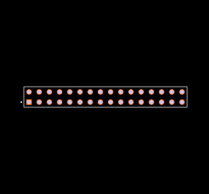 TSW-116-05-F-D Footprint