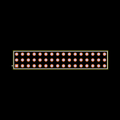 TSW-116-24-S-T Footprint