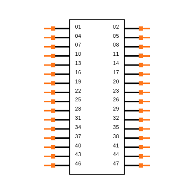 TSW-116-24-S-T Symbol