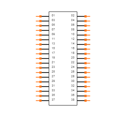 TSW-119-08-S-D-RA Symbol