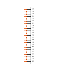 TSW-123-14-L-S Symbol
