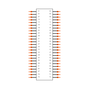 TSW-125-07-S-T Symbol