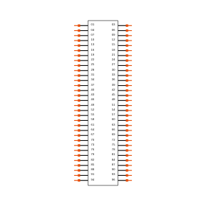 TSW-132-08-L-Q Symbol