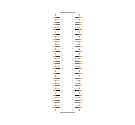 TSW-140-08-F-D-RA Symbol