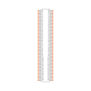 TSW-150-08-S-T-LA Symbol