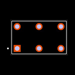 TSW-203-22-L-Q Footprint