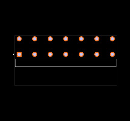 TSW-207-08-F-Q-RA Footprint