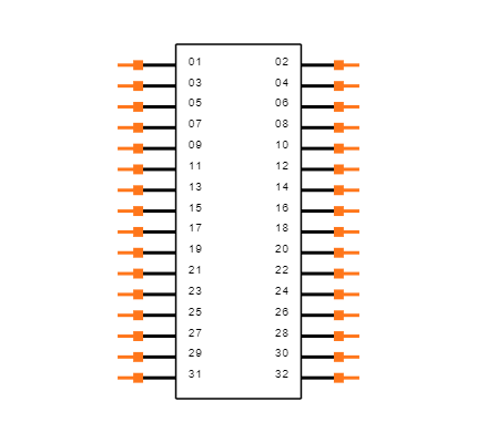 TSW-216-07-G-D Symbol