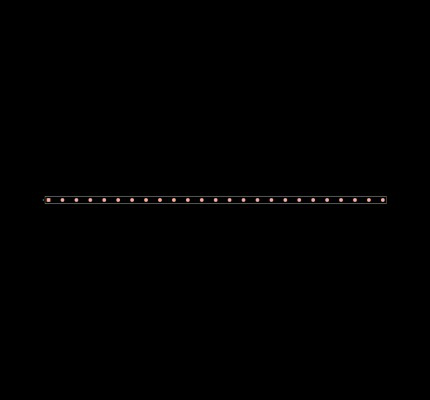 TSW-225-11-L-S Footprint