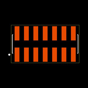 TW-07-03-F-D-200-SM-130-P-TR Footprint