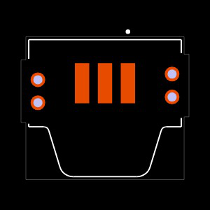 UMPT-03-01.5-G-V-S-W-TR Footprint