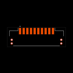 UMPT-10-01-SL-RA-WT-FR Footprint