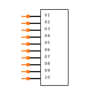 UMPT-10-01-T-RA-WT-TR Symbol