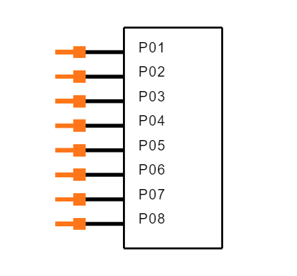 UPS-08-01-02-L-RA Symbol