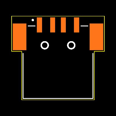 USB-A-S-F-B-SM2-R Footprint