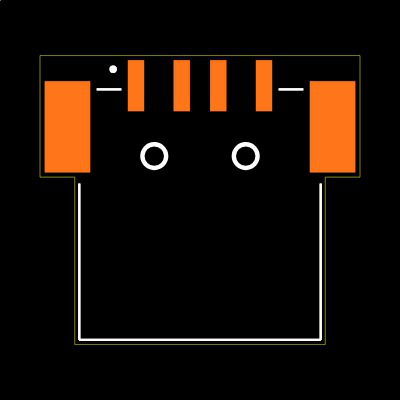 USB-A-S-F-W-SM2-R-TR Footprint